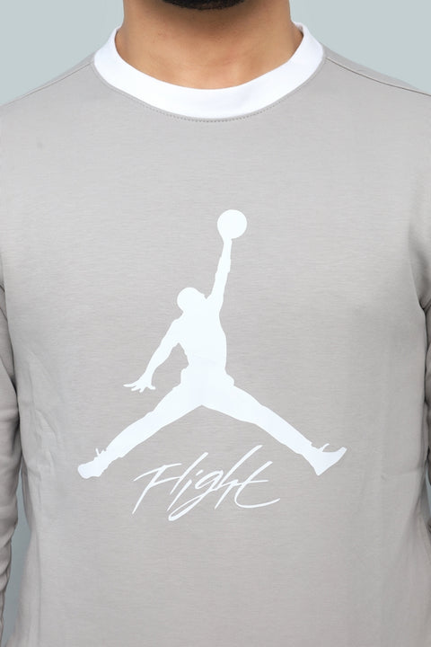 Jordan Jumpman Flight Logo Crewneck Sweatshirt - Men's Long Sleeve Pullover