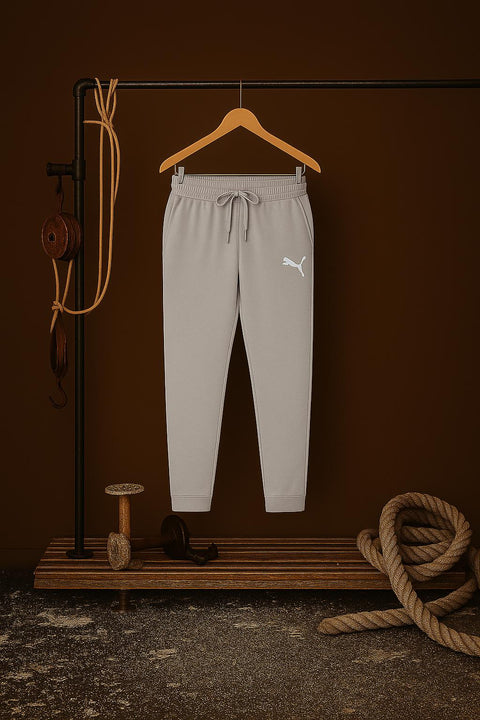 Puma-Inspired Premium Jogger Trousers – Men’s Slim Fit, Breathable Fabric