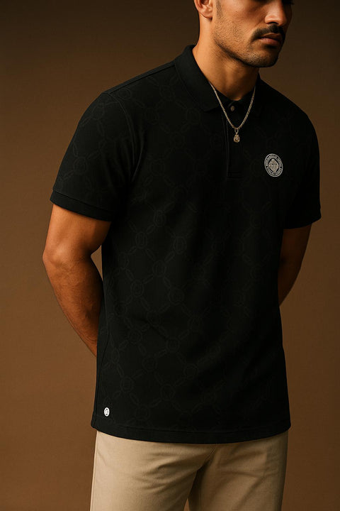Burberry-Inspired Premium Self-Check Polo Shirt | Luxury Edition