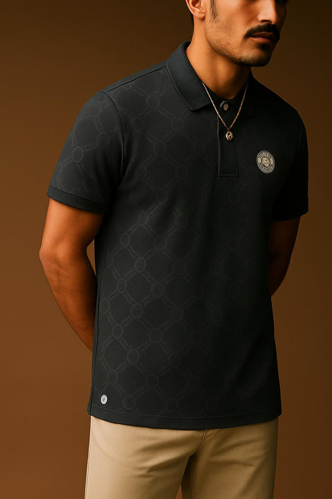 Burberry-Inspired Premium Self-Check Polo Shirt | Luxury Edition