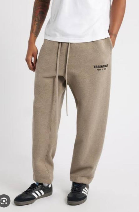 Essential Replica Terry Trousers – Limestone Grey | Stretch-Free | L–XL