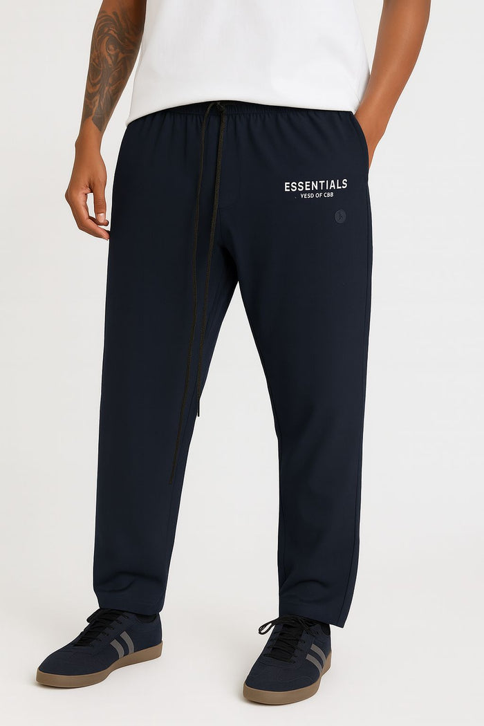 Essential Replica Terry Trousers – Indigo Slate Blue | Stretch-Free | L–XL |