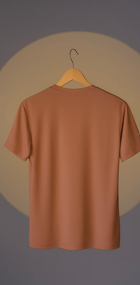 Men's Rust Brown Performance T-shirt - Adidas