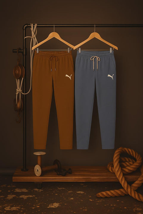 PUMA Track Trousers – Ocean Blue | Choclate Brown | Limited Edition